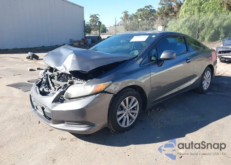 2012 Honda Civic Ex z USA, uszkodzony, nr VIN 2HGFG3B8XCH545067